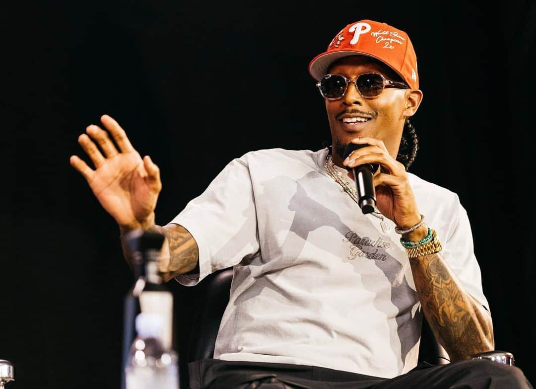 ルイス・ウィリアムスのインスタグラム：「Met up with the @uninterrupted crew to talk all things hoops, music, culture, and life on The Shop live tour in ATL with @LexusUSA.」