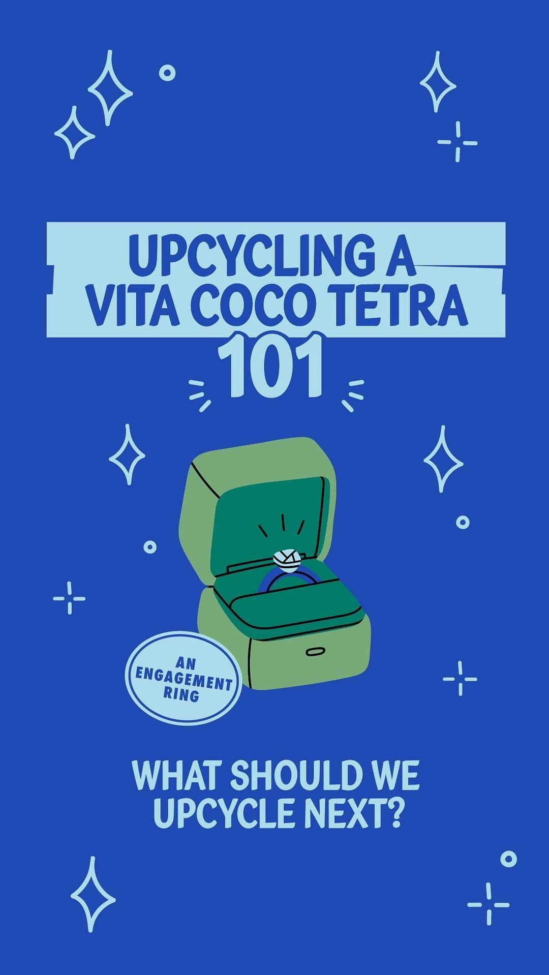 Vita Coco Coconut Waterのインスタグラム：「Would you propose with this Vita Coco ring 💍 What should we make next?」
