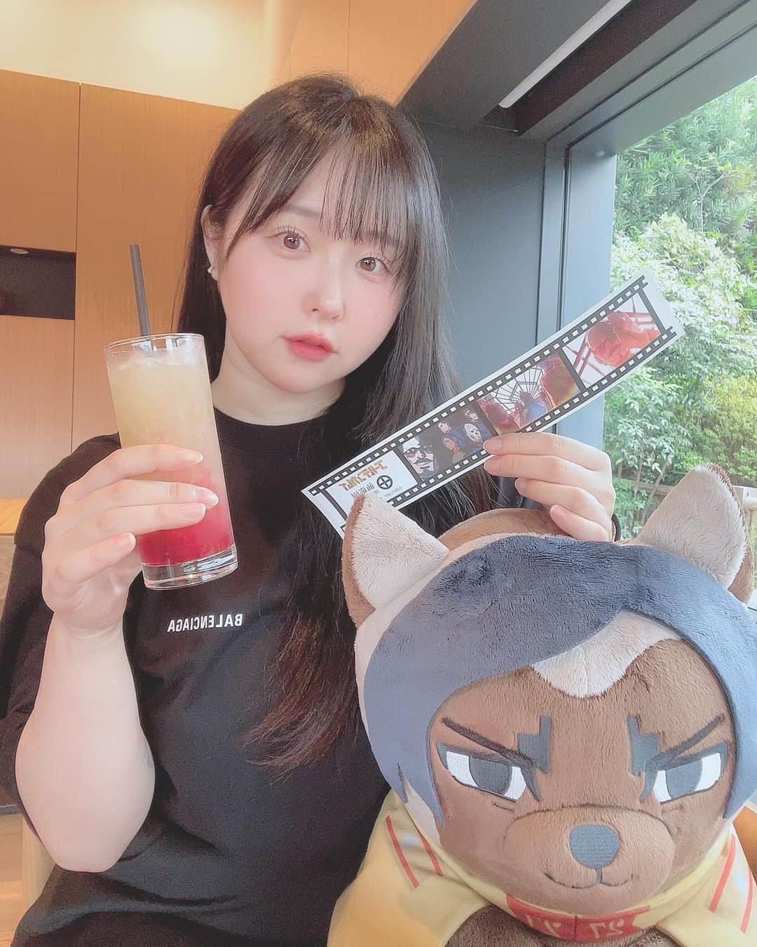 上田ミルキィさんのインスタグラム写真 - (上田ミルキィInstagram)「仙巌園でフレップジュース飲んだﾅﾘﾖ~🍹𓈒𓂂𓏸」10月12日 7時04分 - milky.ueda1023