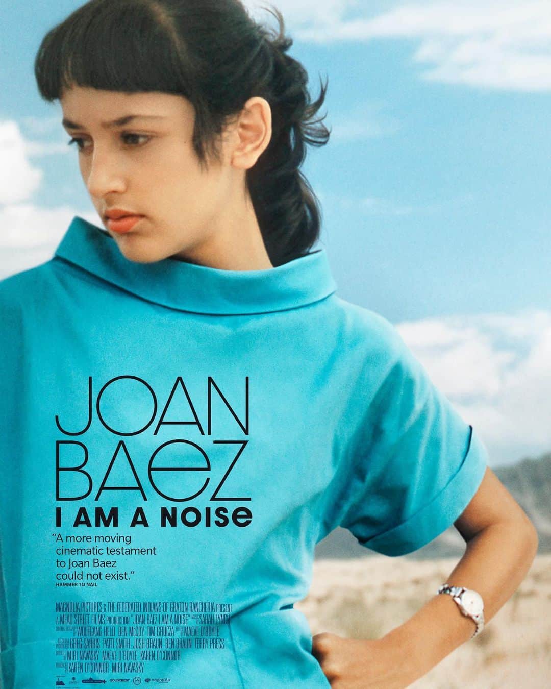 ベスト・コーストのインスタグラム：「Did you guys hear that the incredible and legendary Joan Baez has a documentary called I Am A Noise coming out this Friday October 13th? Which alsooooo happens to be the same day the Taylor Swift Eras Tour Concert Film drops … you could say it’s like Barbenheimer all over again !!!! Two queens, one opening day. Grab your popcorn and let’s gooooooo !!! 🍿🎥 #joanbaez @joancbaezofficial @magnoliapics」