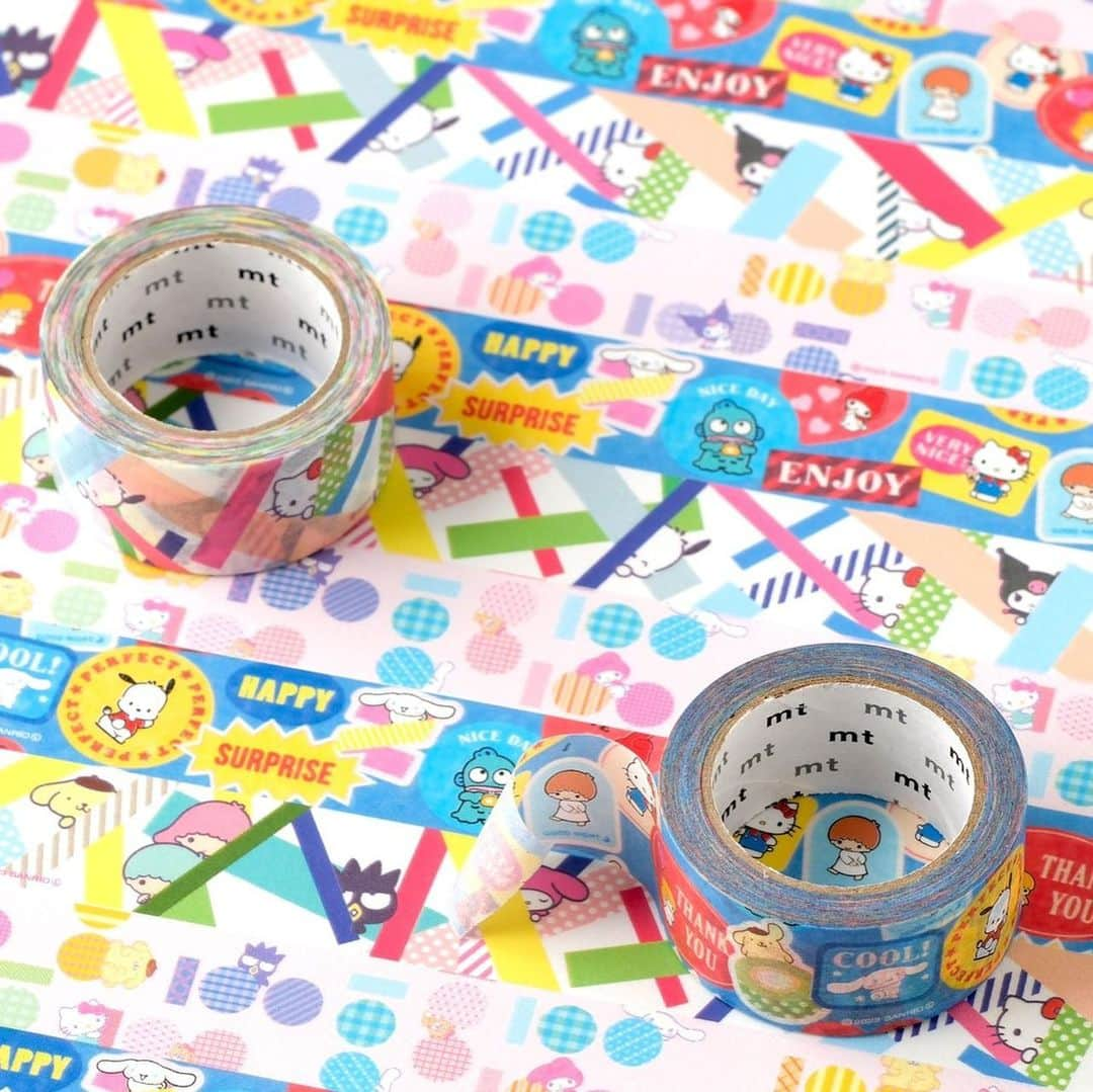 mt masking tapeさんのインスタグラム写真 - (mt masking tapeInstagram)「. 「カモ井加工紙100周年記念 Sanrio charactersセット」  いつもmtをクリエイティブに彩ってくださっている国内外で活躍するスペシャルなアーティストたちによる「100周年」を記念した特別なデザインボックス。第3弾の登場です。本日ご紹介するのはSanrio charactersのセットです。  ハローキティやマイメロディなど10種類の株式会社サンリオの人気キャラクターたちが登場するスペシャルなmtです。  100th カラーテープ ［ 20mm × 7m ］ 100th ANNIVERSARY ［ 20mm × 7m ］ サンリオキャラクターズ ステッカー ［ 20mm × 7m ］  これからもmtはアーティストとのコラボレーションで、マスキングテープの表現の可能性に挑戦いたします。  「mt LIFE STORE」にて販売中です。  https://shop.masking-tape.jp/products/list.php?category=172  #マステ沼 #カモ井加工紙 #カモ井 #kamoi #mtマスキングテープ #mtmaskingtape #カモ井加工紙株式会社 #マステ好きな人と繋がりたい #文房具好きな人と繋がりたい #mtマステ #マスキングテープ活用法 #マステ活用法 #マステ #井上陽子 #サンリオ #sanrio #Paulcox」10月12日 7時28分 - mt_masking_tape