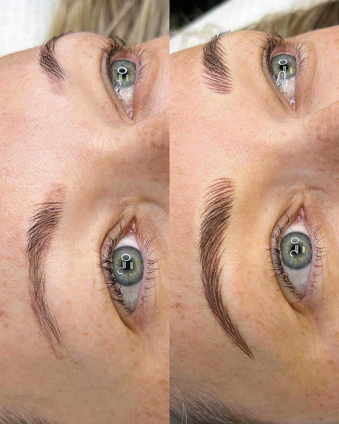 Haley Wightさんのインスタグラム写真 - (Haley WightInstagram)「BROWS👏🏻CHANGE👏🏻EVERYTHING👏🏻  These Machine Nano Brows give me liiiiife! So happy with this transformation. This lovely client had previous work from about 10 years ago and thankfully it was light enough to go over. Previous work must be light enough to go over, if you have too much pigment in your skin we will not go over your brows and over saturate them. If you’re wanting your brows done and have previous work we always require photos of your brows before you book your appointment! If you have previous work and you’re thinking of booking please email photos to our email info@daelascottsdale.com 💕  These brows will last you 3-5 years, most people come in every 1-2 years for refreshes to keep them looking fresh 😍  TO BOOK WITH ME- 📲 Call (602)809-9405 Or visit our website link is in my bio!  #nano #brows #strokes #azbrows #arizona #phoenix #scottsdale #aznanobrows #nanobrows」10月12日 7時57分 - cosmobyhaley