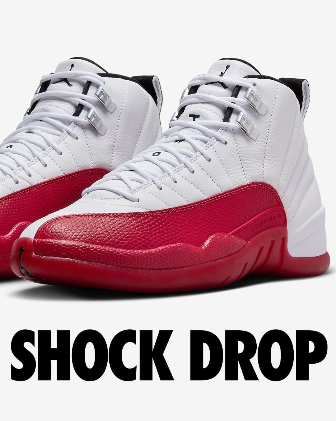Sneaker News x Jordans Dailyさんのインスタグラム写真 - (Sneaker News x Jordans DailyInstagram)「SNKRS SHOCK DROP: Air Jordan 12 "Cherry" 🍒⁠ Tomorrow, Oct. 12th, at 12PM ET (Tentative)」10月12日 8時29分 - jordansdaily