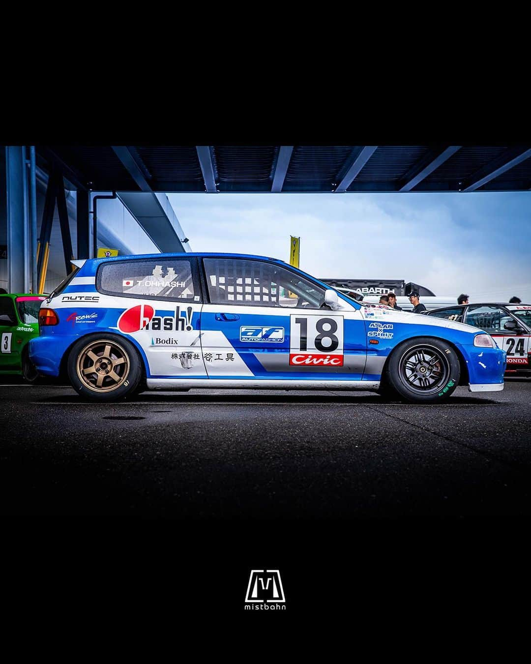 mistbahnさんのインスタグラム写真 - (mistbahnInstagram)「_ ASLAN オオハシ Auto Fashion Honda EG6 CIVIC SiR _ 🚗: @lupoosao 📷: @mistbahn _ Shot on Oct-8 2023 🏁"SUZUKA CLUBMAN RACE FF CHALLENGE Final Round" Suzuka International Circuit _ JP) 2023年10月8日 鈴鹿フルコース(鈴鹿サーキット国際レーシングコース)、鈴鹿クラブマンレース FFチャレンジ最終戦にて撮影。 _ #suzukaclubmanrace #鈴鹿クラブマンレース #鈴鹿クラブマン #鈴鹿クラブマン2023 #ffchallenge #ffチャレンジ #ffチャレンジ2023 #ffc #FFチャレンジ無くしたくない #ffチャレンジありがとう #aslan #アスラン #aslan_inc_japan #オオハシ #autofashion #seidoya #制動屋 #spiritshocks #谷工具 #n1civic #civic #hondacivic #ホンダシビック #シビック #eg6 #kanjo #kanjozoku #bseries #b16 #hondasontrack」10月12日 8時40分 - mistbahn