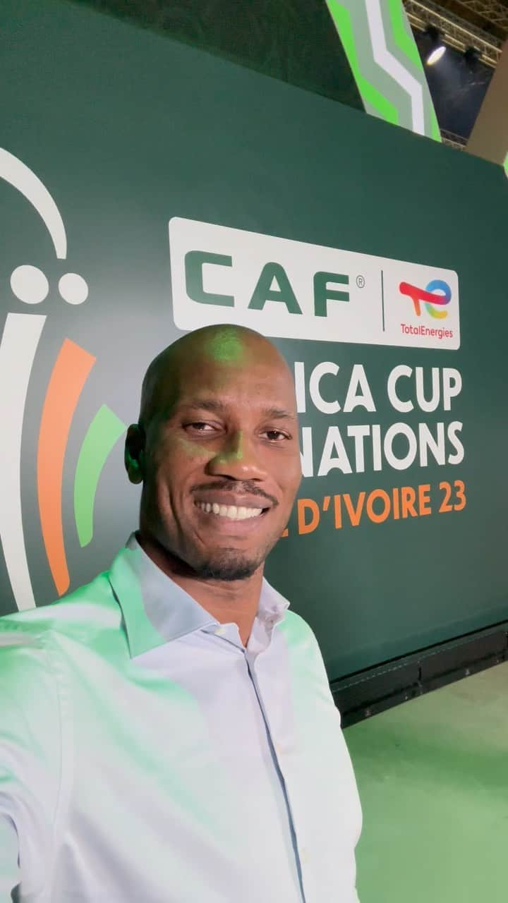 ディディエ・ドログバのインスタグラム：「🇨🇮👋 @didierdrogba #TotalEnerigesAFCON2023」