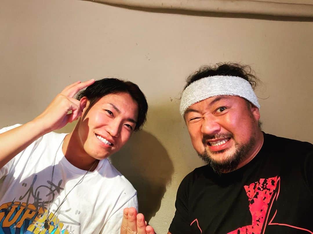 吉田隆司のインスタグラム：「むっさ飲んだなぁ🍺 #dragongate #prowrestling #beer #cheers #ドラゴンゲート #プロレス #居酒屋 #ラーメン #むっさ飲む」
