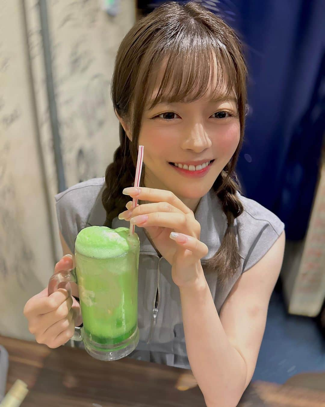 奏音かのんさんのインスタグラム写真 - (奏音かのんInstagram)「未知との遭遇🍈🫧#いつかのきゅーじつ」10月12日 18時55分 - kanon__kanade