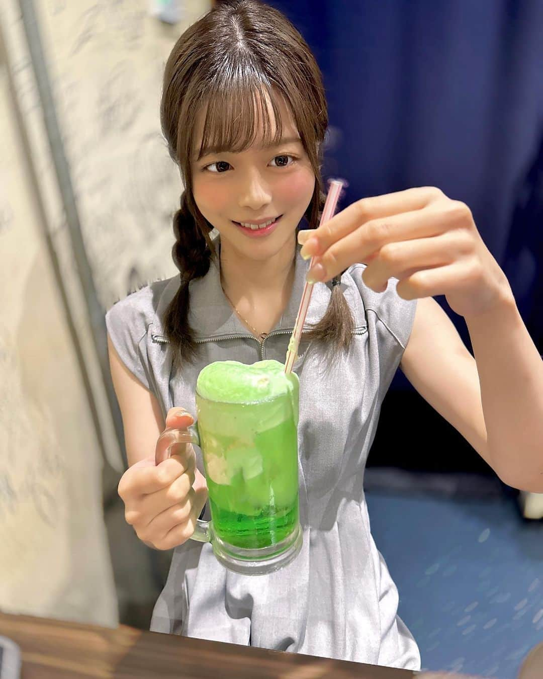 奏音かのんさんのインスタグラム写真 - (奏音かのんInstagram)「未知との遭遇🍈🫧#いつかのきゅーじつ」10月12日 18時55分 - kanon__kanade