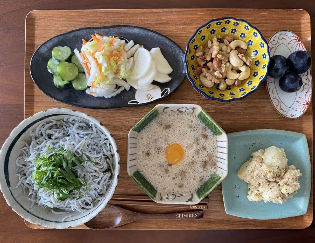 清水けんじさんのインスタグラム写真 - (清水けんじInstagram)「１週間の朝ごはん  #朝ごはん #breakfast #清水けんじ」10月12日 19時13分 - shimiken716