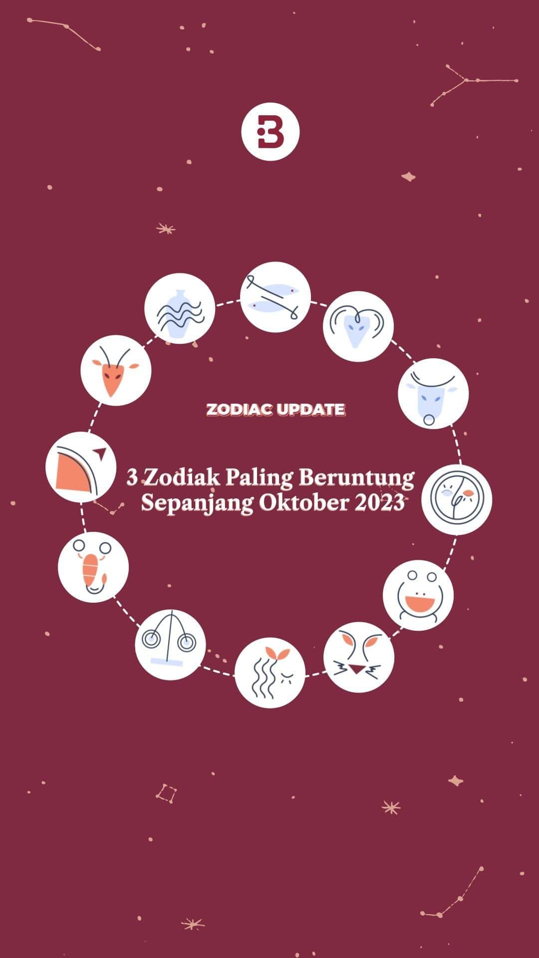のインスタグラム：「Dilansir dari Lifestyle Asia, sejumlah zodiak bakal mengalami keberuntungan baik dalam hal karier, bisnis, keuangan, maupun percintaan. Ada zodiak apa saja? Yuk, simak di video Zodiac Update berikut ini!」