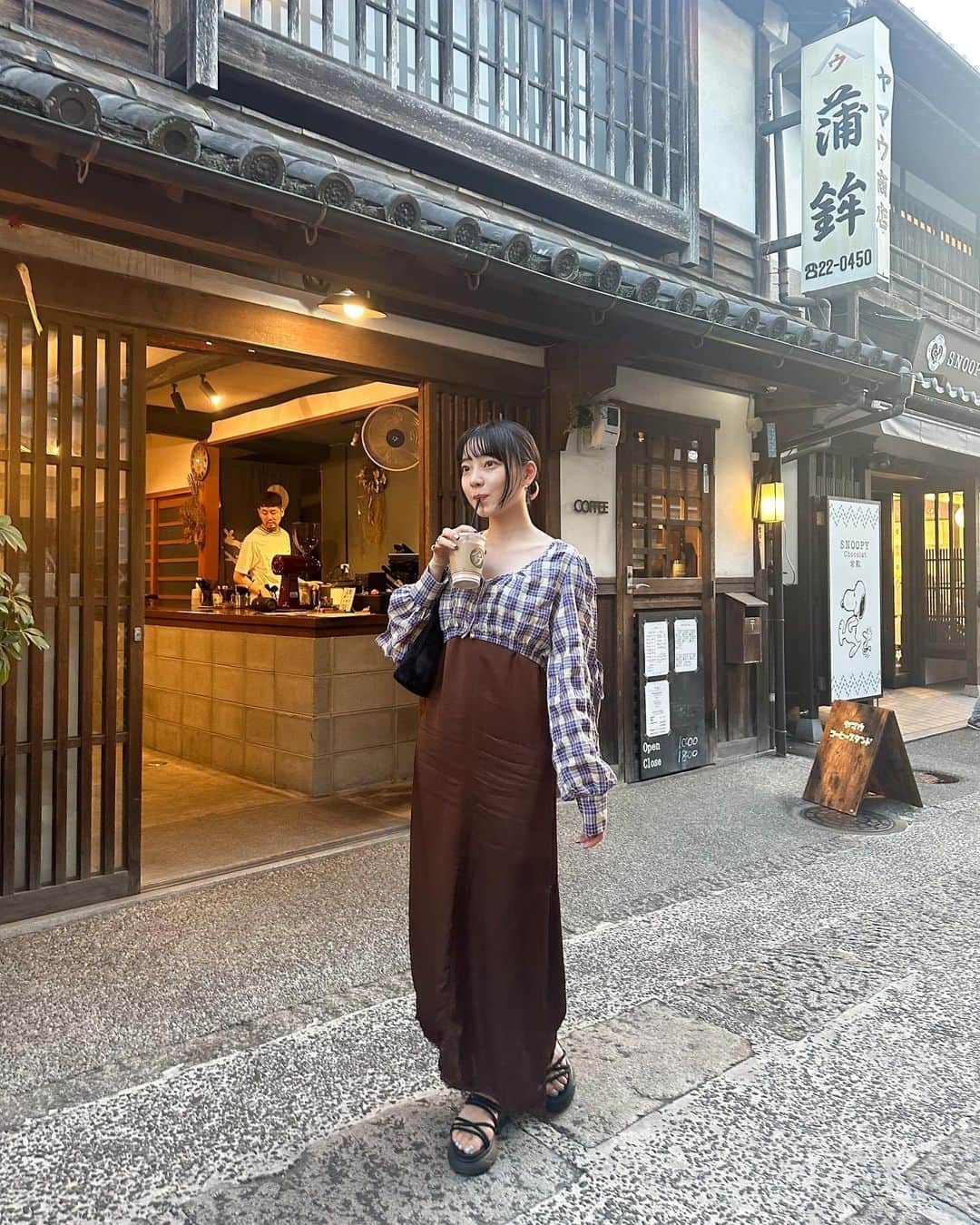 日浦もものインスタグラム：「美観地区、素敵すぎた^_^」