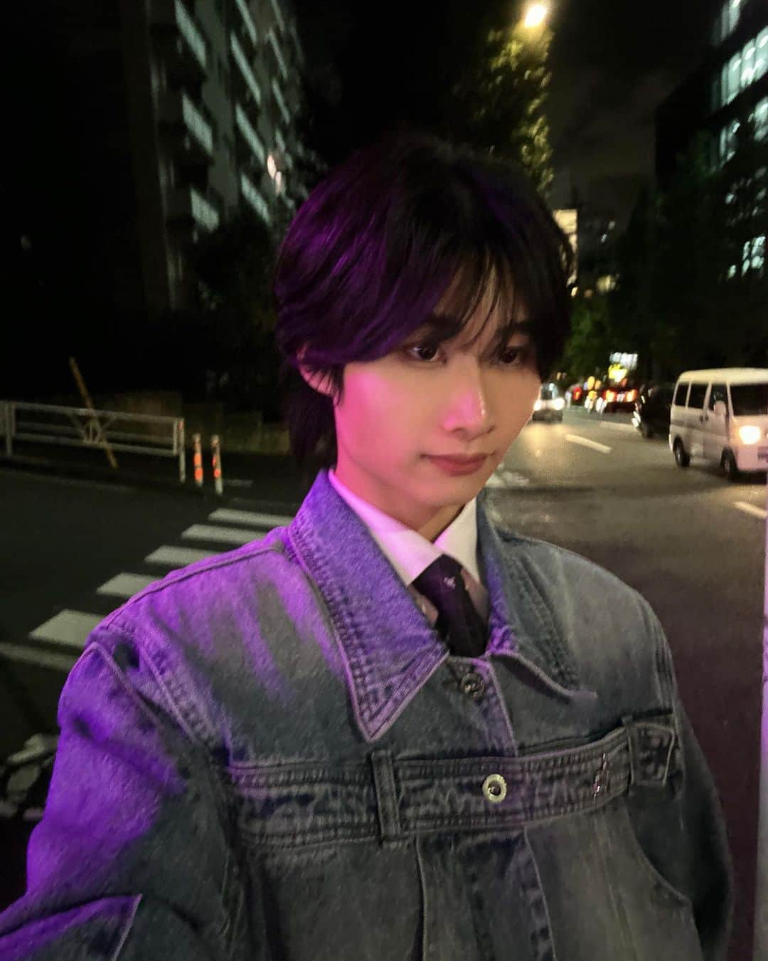 鈴木志音さんのインスタグラム写真 - (鈴木志音Instagram)「denim👖  秋冬もデニムたくさんに着るぞ~！︎︎︎︎︎☺︎ ネクタイお気に入り！🫶🏻」10月12日 19時54分 - shion_supafuru