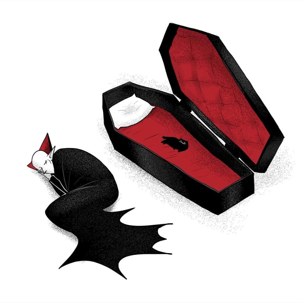 のインスタグラム：「If Dracula had a cat    @worayachotikul  Hashtag #MeowedHalloween on your cat’s Halloween photos/videos and get a chance to be featured on @9GAG, and @Meowed!  #meowed #worayachotikul #meowedhalloween #halloween #MH2023」