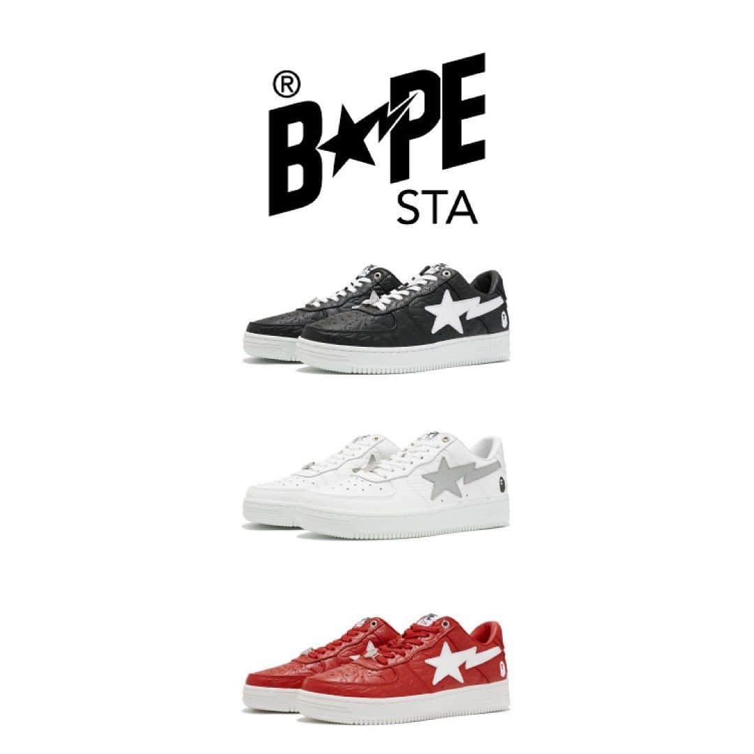 I.T IS INSPIRATIONのインスタグラム：「The latest BAPE STA™️ will be available online on Saturday, Oct 14th.  #abathingape #bape #bapesta」