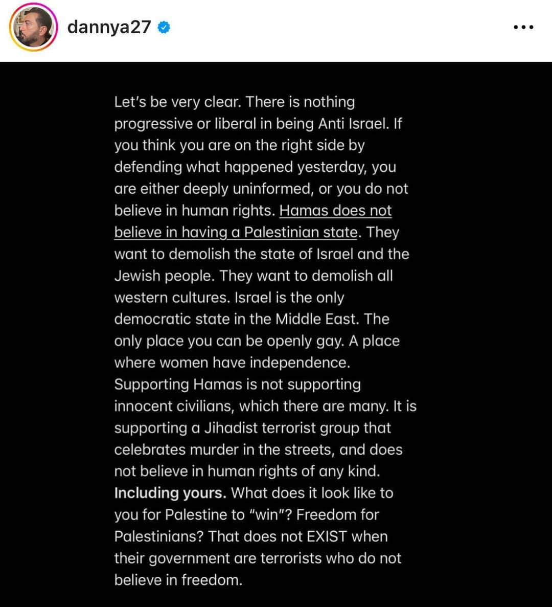 デヴィッド・アークエットのインスタグラム：「My friend @dannya27 said it better than I ever could. I pray for all the innocent people and children caught in the middle of it all. I pray for PEACE 🇮🇱 ❤️」