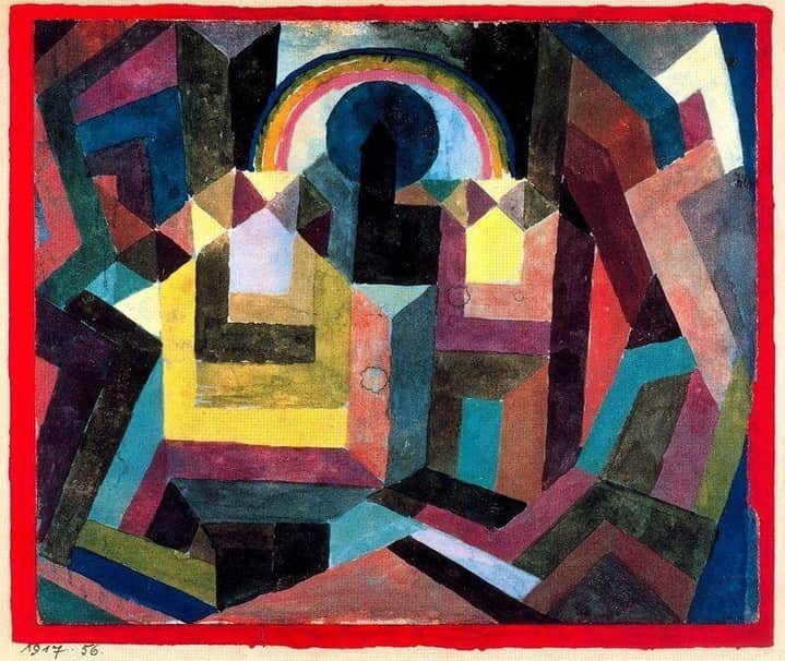 シー ニューヨークのインスタグラム：「'With the Rainbow', Paul Klee, 1917」
