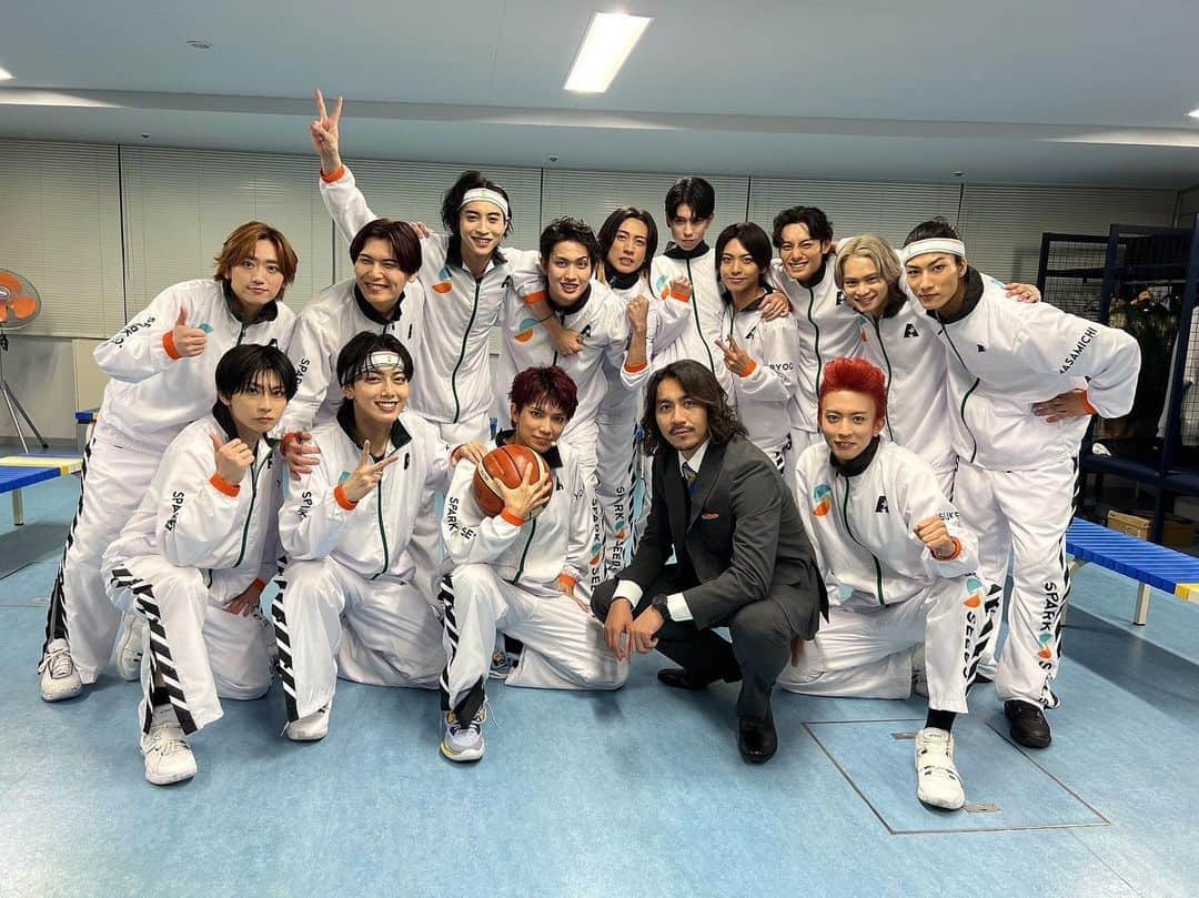 山崎晶吾のインスタグラム：「🏀✨ #SPARKSEEDS #アクターズリーグ」