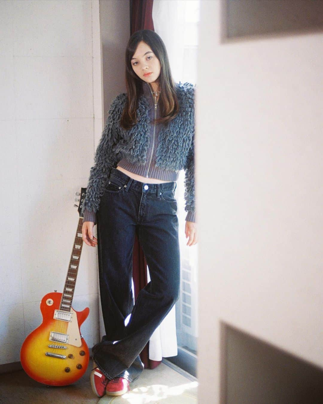 藤田エミリのインスタグラム：「MOUSSY KINT COLLECTION🎸」