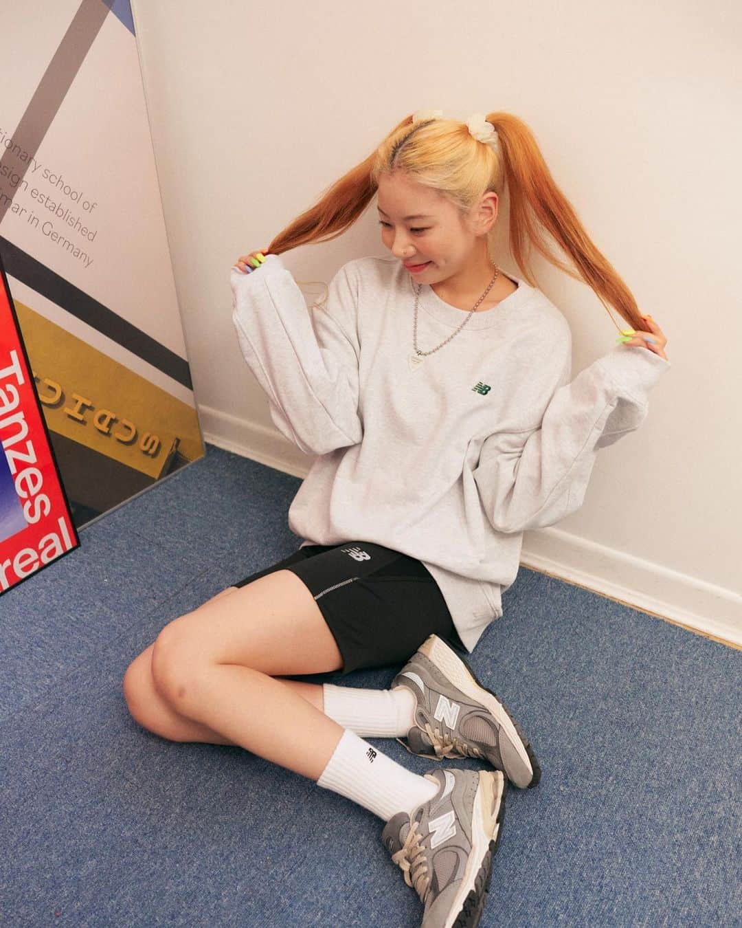 Hannahさんのインスタグラム写真 - (HannahInstagram)「👟뉴발란스 공식 어플 MyNB 인터뷰 촬영하고 왔슴니다 ㅎ 하하 키즈 아니에요 ㅋ ㅋ; #뉴발란스 #mynb」10月12日 14時34分 - hellnah1me