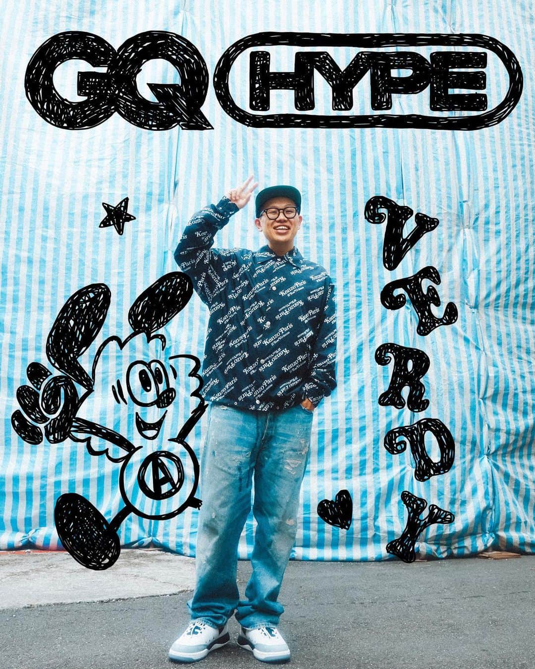 ヴェルディのインスタグラム：「GQ HYPE @gqtaiwan 🐼✌️😆」