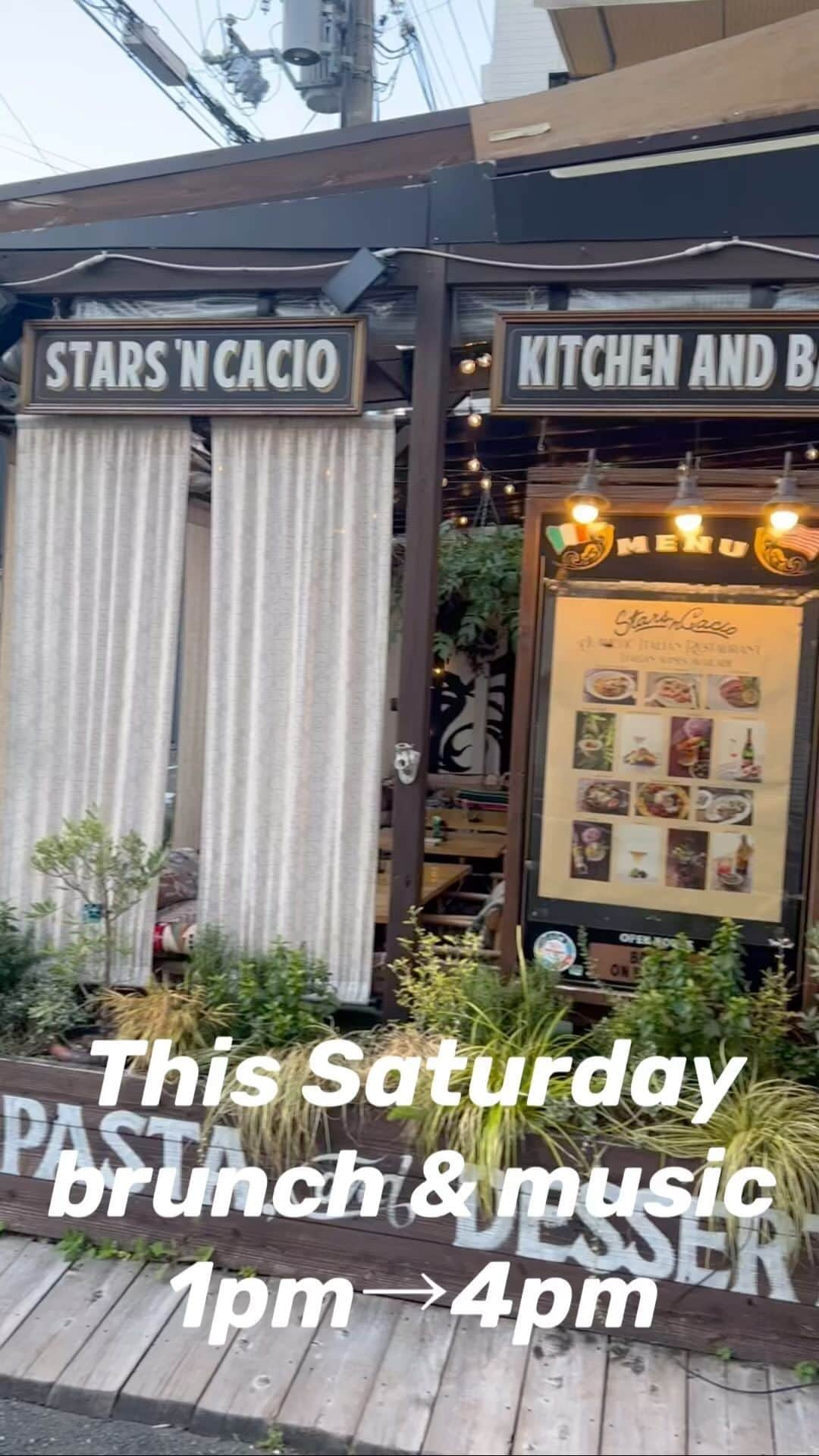 DJ SANCONのインスタグラム：「今週土曜日は brunch & music  13時-16時  This Saturday 1pm→ 4pm at @starsncacio」