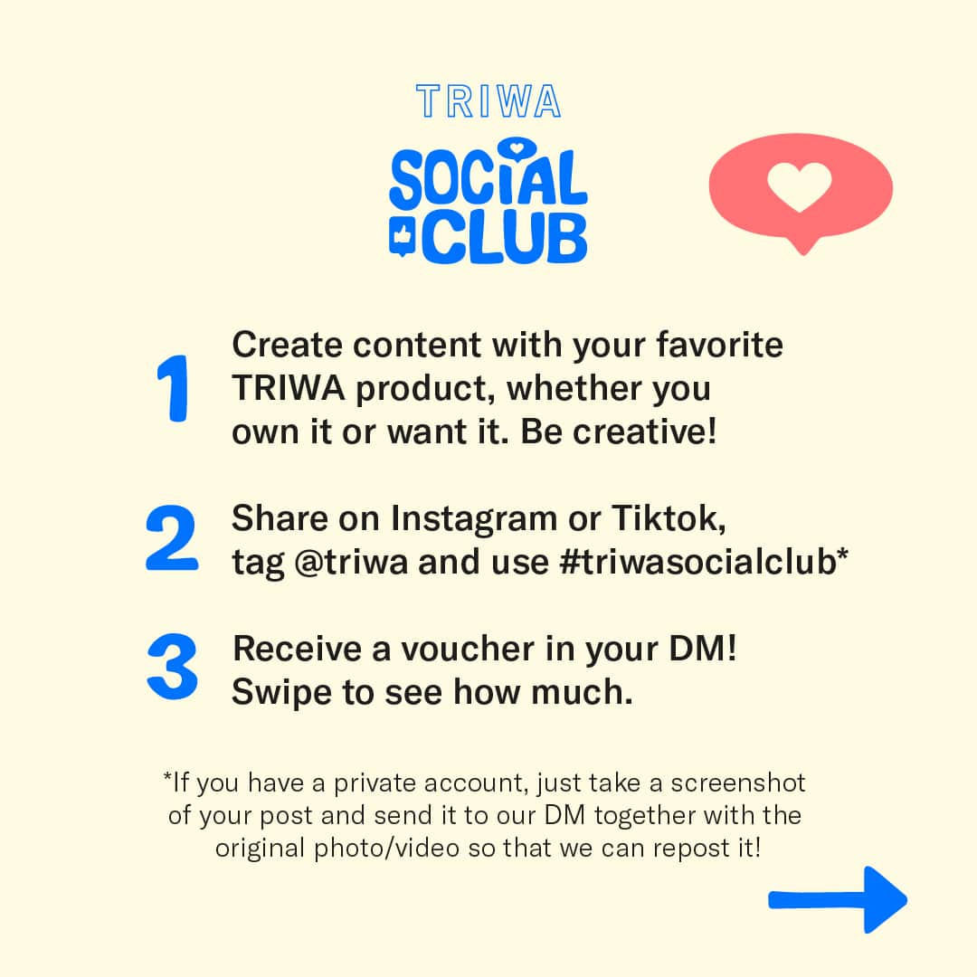 TRIWAさんのインスタグラム写真 - (TRIWAInstagram)「Exciting news!🫶 We have just launched our TRIWA Social Club where you get rewarded when posting content with TRIWA products in social media like Instagram and TikTok. It's super easy, fun and anyone can join! We look forward to seeing what you creative people can come up with!⁣#triwasocialclub」10月12日 17時07分 - triwa