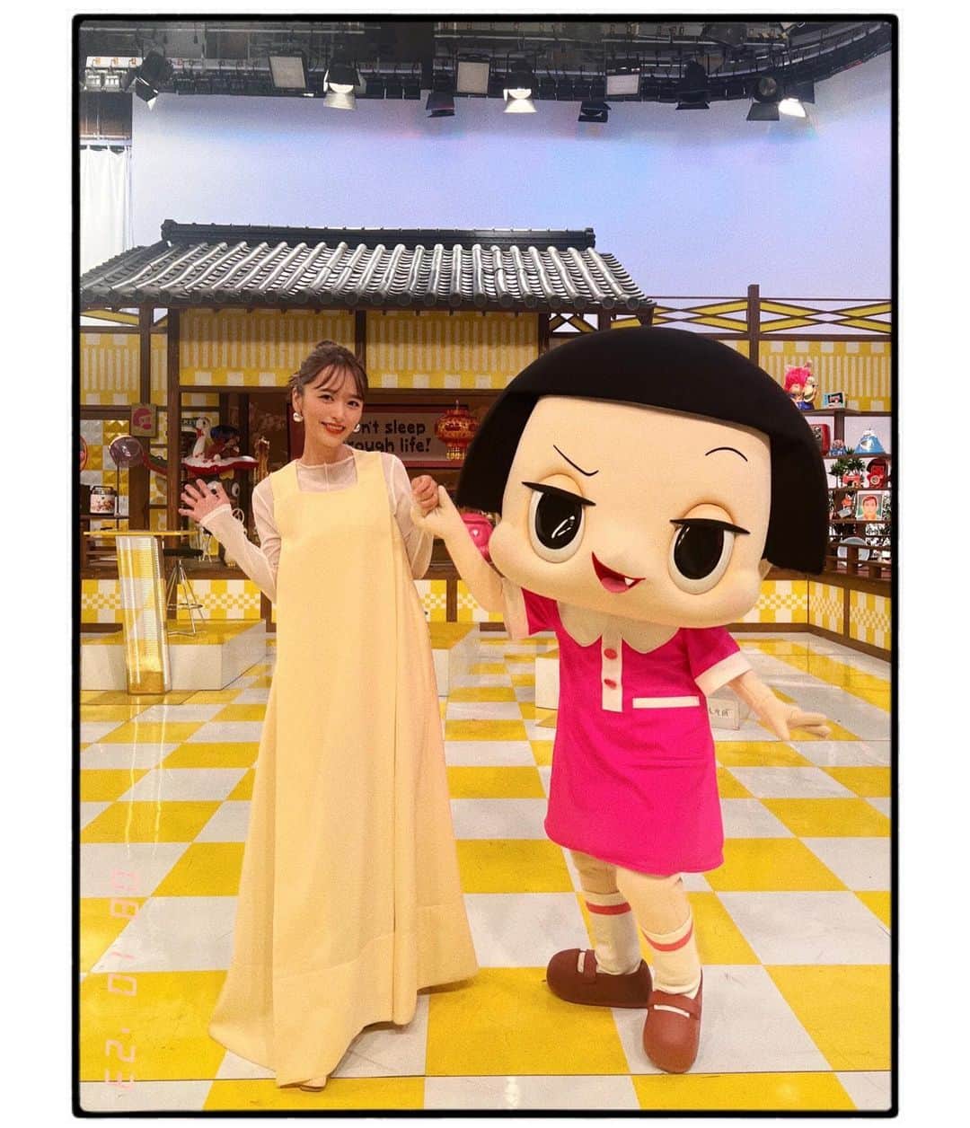 近藤千尋のインスタグラム：「チコちゃんに叱られました〜🩷💁‍♀️ チコちゃん可愛かった🥰笑 明日、明後日オンエアです‼️📺」