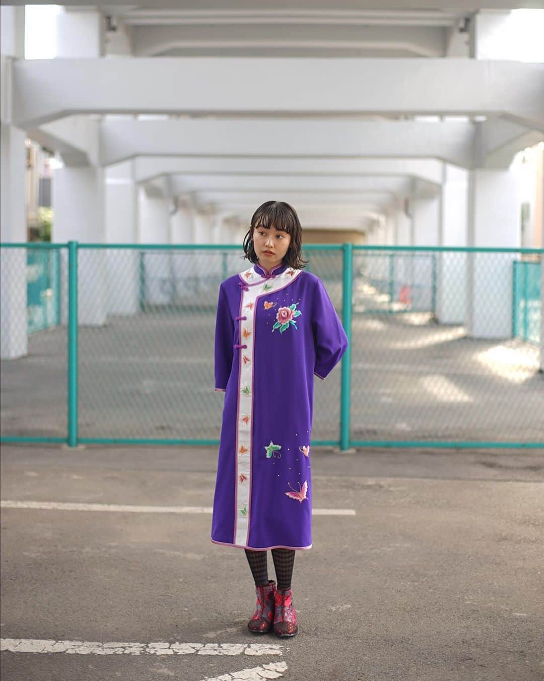 PUNK CAKEさんのインスタグラム写真 - (PUNK CAKEInstagram)「♤ NEW ARRIVAL ♤  ◆ Purple butterfly china dress  ♡10th Anniversary キャンペーン♡ 送料無料！ 10/4(水)～10/15(日)  今週の営業日は 10/14(土),15(日)となります。 是非お気軽にご来店下さい！  10月営業日/ 10/14,15,20,21,22 営業時間/ 13:00～20:00  住所/ 東京都目黒区鷹番3-4-10 2F  Model / @hamu.katsu.0」10月12日 18時07分 - punk_cake