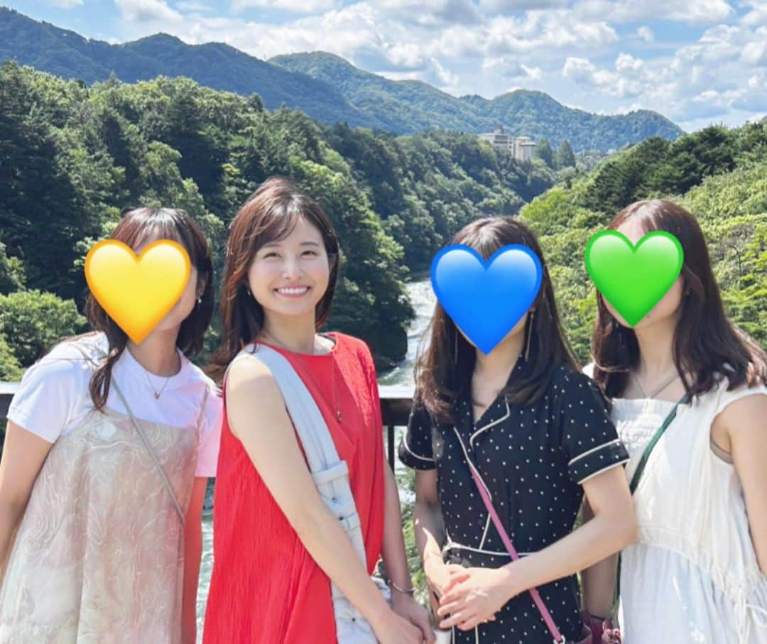 佐藤佳奈さんのインスタグラム写真 - (佐藤佳奈Instagram)「夏終わっちゃった☀️  初めての鬼怒川温泉♨️ 川遊びもBBQもラフティングもみんなと一緒なら全部たのしい😆🌈  次は天川村キャンプをたのしみにお仕事がんばろう💪  #夏のおもひで  #鬼怒川温泉」10月12日 18時28分 - kana_sato_sakana