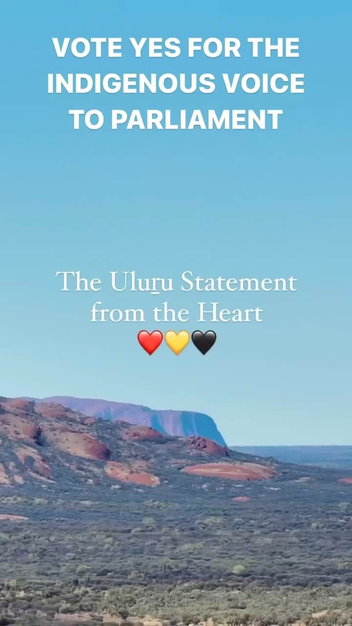 のインスタグラム：「Vote YES to the Indigenous Voice to Parliament in Australia on October 14…it’s not to late to be heard and to finally LISTEN to this lands people and their ancestral wisdom.」