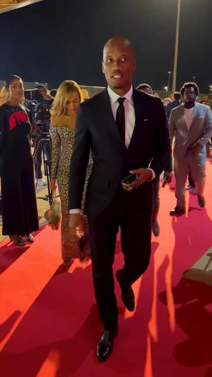 ディディエ・ドログバのインスタグラム：「Quite the entrance from King Didi 😏  #TotalEnergiesAFCON2023」