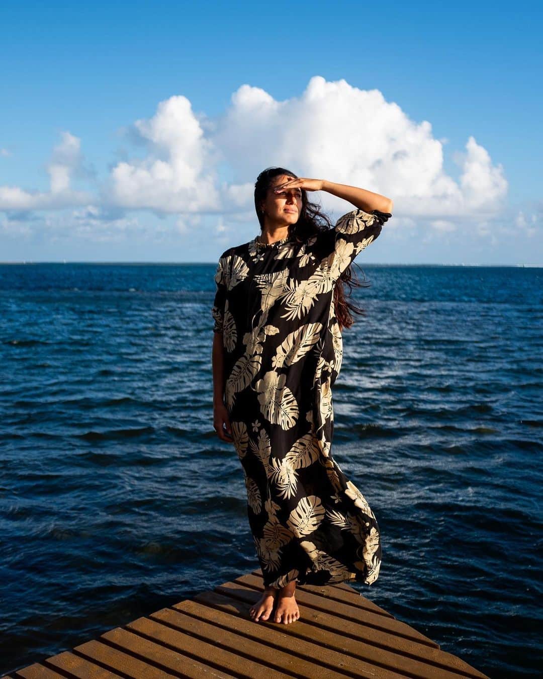 マリア・マニュエルのインスタグラム：「tahiti 🖤」