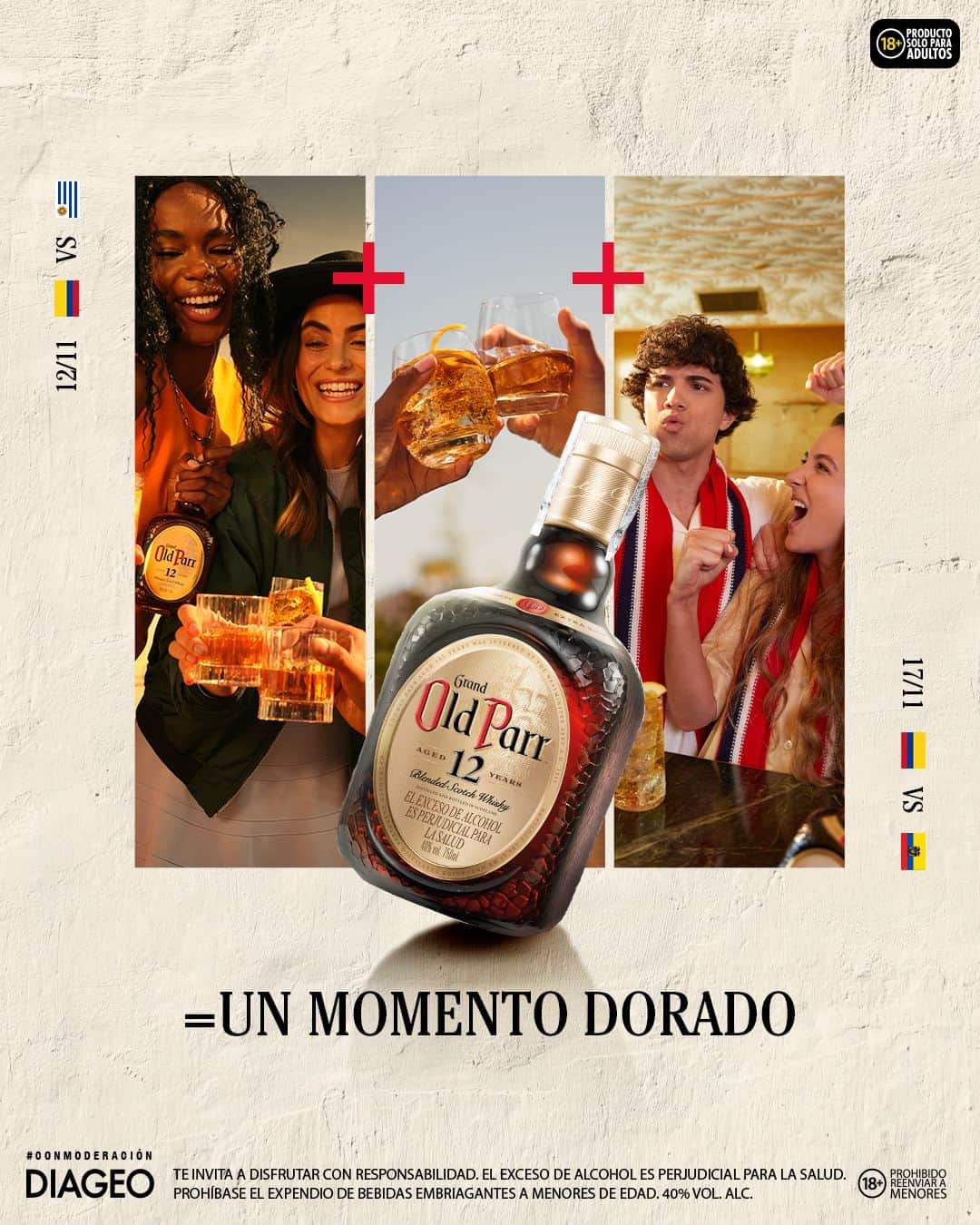 Old Parr Oficialのインスタグラム：「Si hoy y el 17 de octubre solo vas a celebrar los goles de la selección con cerveza, #TeFaltaWhisky.  Vive tu pasión de una manera especial brindando con #OldParr y tus amigos」