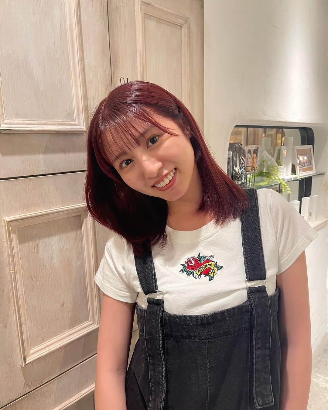 青島妃菜さんのインスタグラム写真 - (青島妃菜Instagram)「無事帰国しました🇯🇵 今回も短い留学だったけれどすごく充実できました☺️✨ 長期で行けるようにお仕事頑張るぞー！  そしてそして髪を染めてきました☺︎ ねぇねありがとうー！☺️」10月12日 20時35分 - hina1226_01