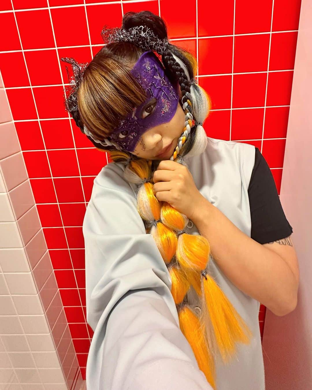 KARIN さんのインスタグラム写真 - (KARIN Instagram)「この時のヘアメイクぎゃうでかわいかった〜😈🎃💗  #halloween #make #🎃」10月12日 21時11分 - karin.tempurakidz