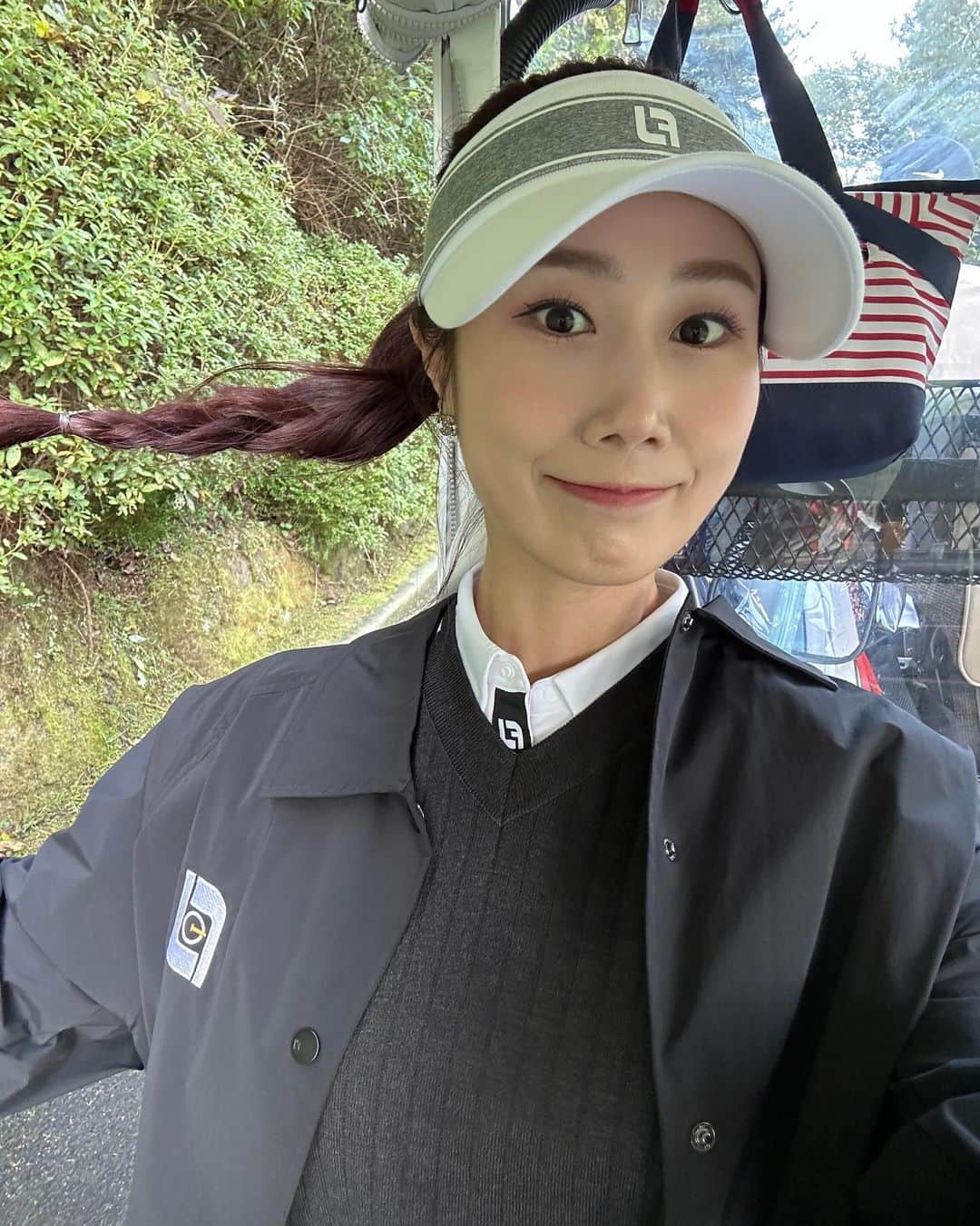 キム・ハヌルさんのインスタグラム写真 - (キム・ハヌルInstagram)「머리부터 발끝까지 #풋조이 #젝시오 #스릭슨」10月12日 21時24分 - haneulkim1217