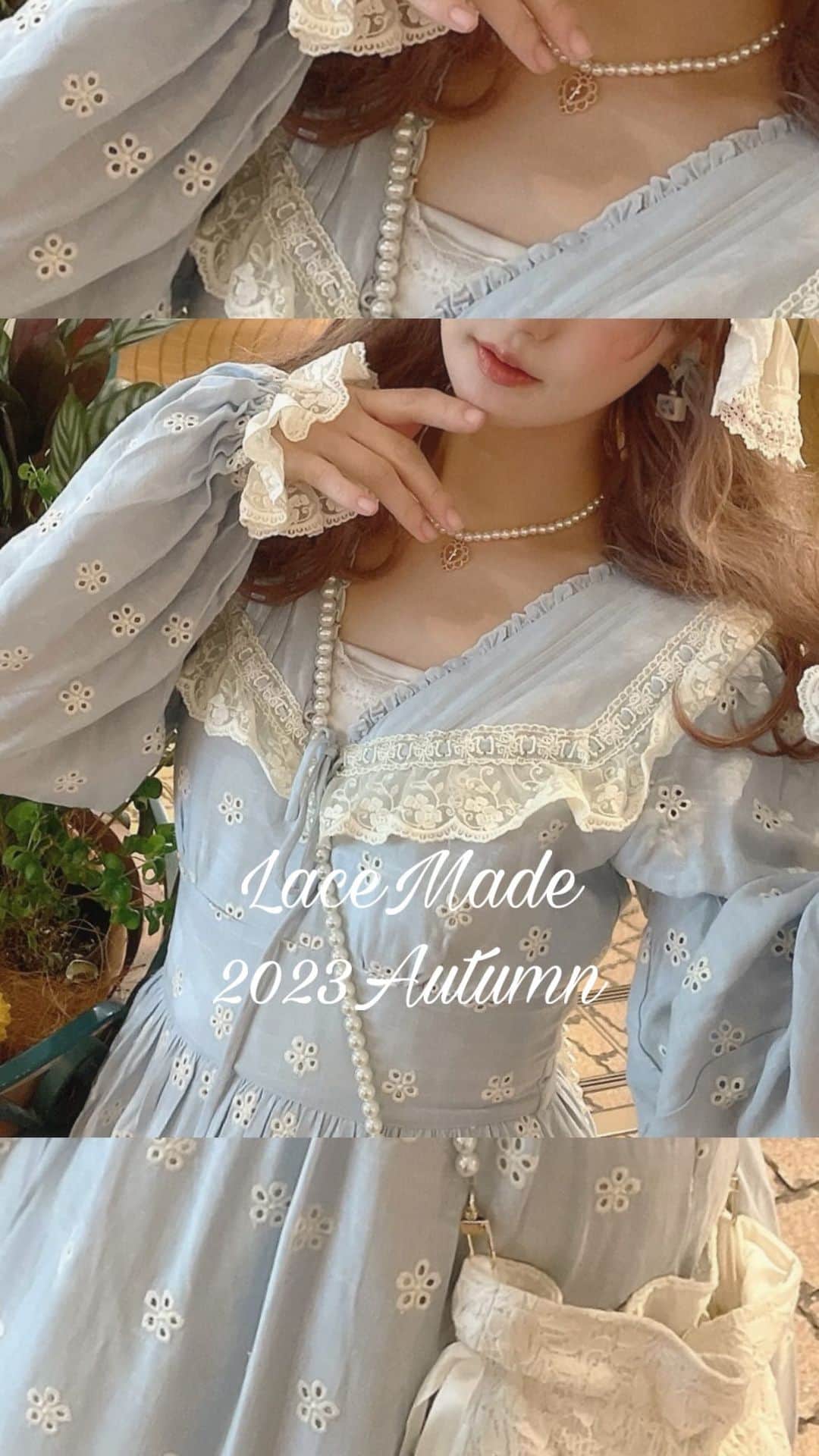 のインスタグラム：「LaceMadeさんの秋の新作が可愛すぎた🐈🧶🤍私のオススメを4パターンご紹介♡⃛近々、前回ご好評いただいたLaceMadeさんとのコラボプレゼントキャンペーンを実施予定なのでお楽しみに♡⃛  ✼••┈┈••✼••┈┈••✼••┈┈••✼ #Lacemade #girlyfashion  #ロリィタ #クラシックロリータ #クラシカルロリィタ #eglcommunity  #oldschoollolita #classiclolitafashion #gothiclolita #ロリータ #classicallolita #harajuku  #ゴシックロリータ #ロリータ #ロリィタファッション #ロリータファッション #ロリータ服 #ロリータコーデ  #handmad #lolitafashion #lolitafashioncommunity #kawaiifashion #lolitadress #lolitagirl」