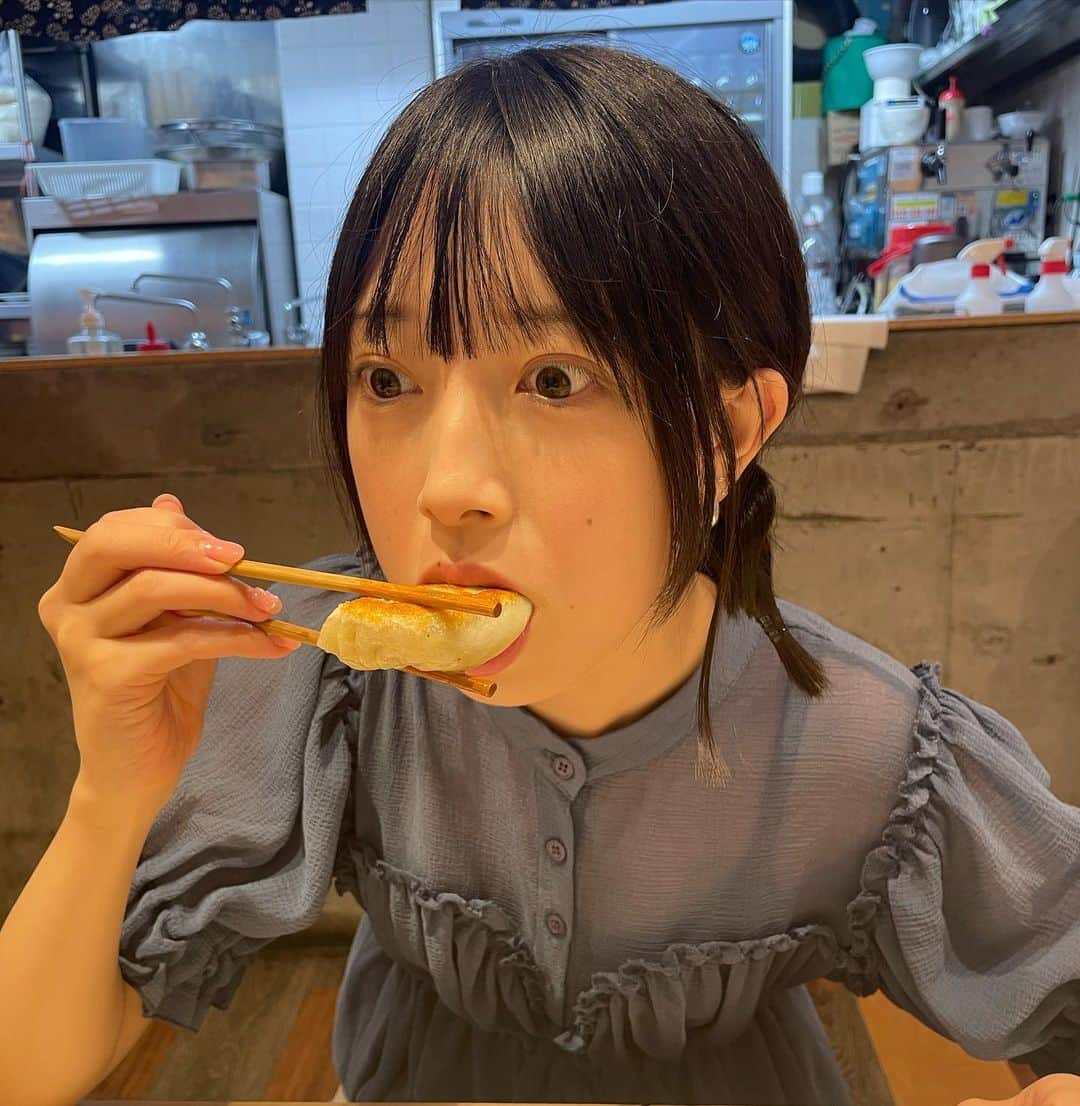 湯井のんのインスタグラム：「餃子ばっかりたべてもいい」