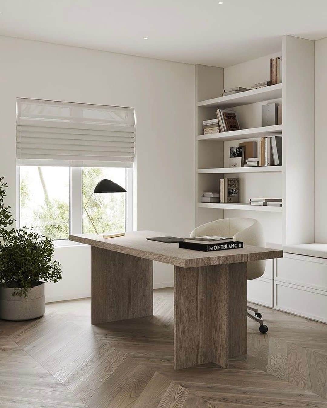 Chiquinquira Delgadoさんのインスタグラム写真 - (Chiquinquira DelgadoInstagram)「#DecorANDO ¿Tienes la oportunidad de trabajar desde casa? Te comparto algunas ideas para la decoración moderna, productiva, flexible, y cómoda de tu oficina en casa.   ✨Busca una pared con buena iluminación o un espacio con luz natural  ✨Selecciona elementos de tonos neutros, claros, y materiales suaves   ✨Organiza horizontal y verticalmente. Colgar estantes flotantes en las paredes ayuda a aprovechar el espacio hacia arriba y son un excelente lugar para guardar documentos y equipos de oficina.   ✨¿El último toque? Incluye tonos verdes que siempre transforman y alegran los ambientes.  Lo más importante es crear un espacio donde tu personalidad resalte!   @ateliergroup.us   -  Are you working from home? Check out these modern office designs for a productive, flexible, and comfortable workflow.   #interiordesign #diseñointeriores #chiquidelgado #chiquinquiradelgado #decorspaces #decorinspirations #decorandocasa #interiordesigner #interiordesignlovers #officedesign #decoracionoficinas #oficinasdecoradas #officedecoration #oficinasmodernas」10月12日 21時28分 - chiqui_delgado