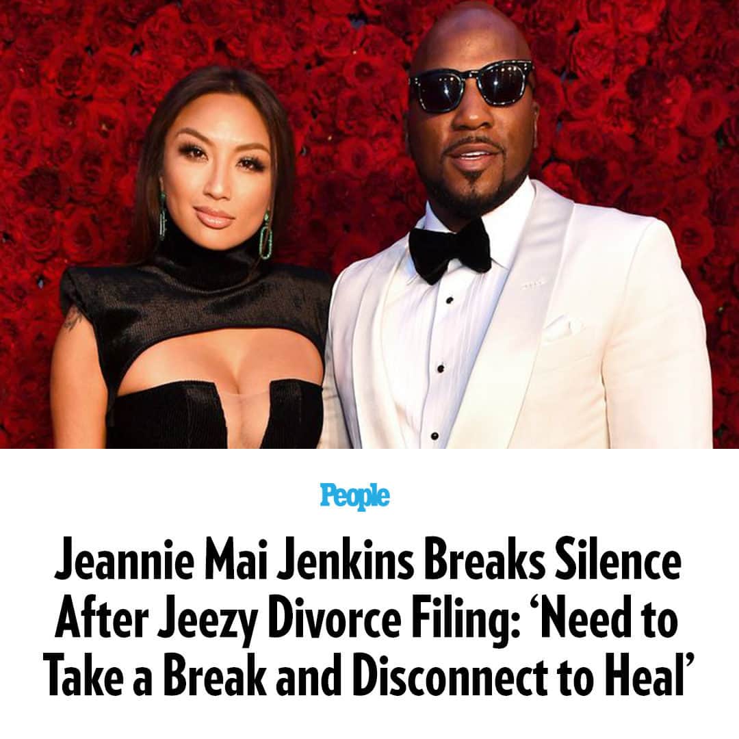 People Magazineさんのインスタグラム写真 - (People MagazineInstagram)「Jeannie Mai Jenkins has broken her silence after her husband Jeezy filed for divorce last month.   On Wednesday, The Real host, 44, shared her first Instagram post since the rapper, 46, filed for divorce on Sept. 14, 2023 after two-and-a-half years of marriage.   The post featured the words, “Sometimes, you need to take a break and disconnect, to heal,” written in a notebook in black ink. The note was signed off with a heart, while Jenkins also captioned the post with a single black heart emoji.  Jeezy filed for divorce in Atlanta, Georgia, according to documents obtained by PEOPLE. Tap the link in bio for the full story. 📷: Getty Images」10月12日 22時30分 - people
