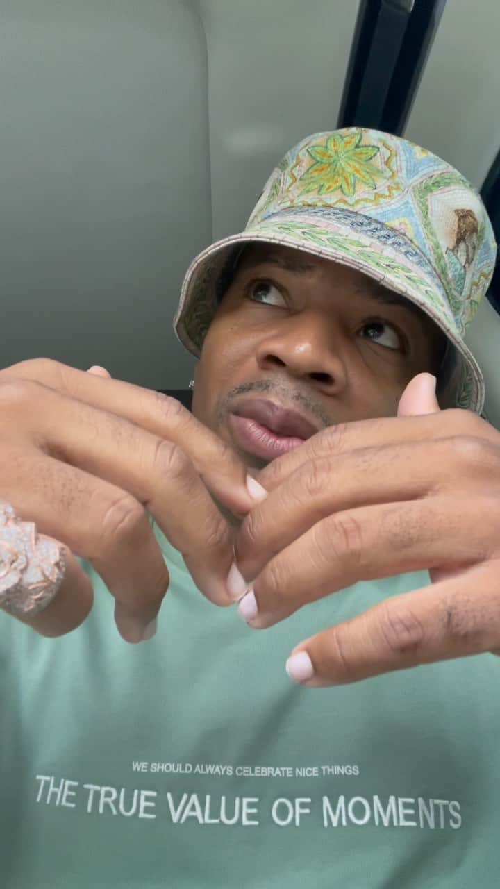 のインスタグラム：「Just Hear Me Out On This To The End!! Hope I Articulated This Correctly!!!! EMPATHY In This Country Is At A All Time Low!!!! ❤️ #Plies #KingCircleHat」