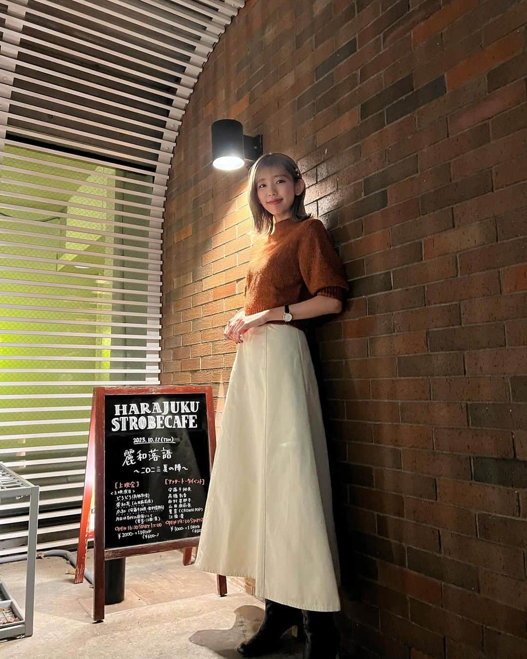 里菜さんのインスタグラム写真 - (里菜Instagram)「・ #麗和落語 〜二〇二三夏の陣〜 アフタートークイベント ありがとうございました🪭  公演期間は共演者の方々と深くお話し出来ていなかったので、今回のようなイベントでまたお話しすることが出来てとっても楽しかったです✨  足を運んでくれた皆さんありがとうございました！！」10月12日 22時30分 - rina_crownpop