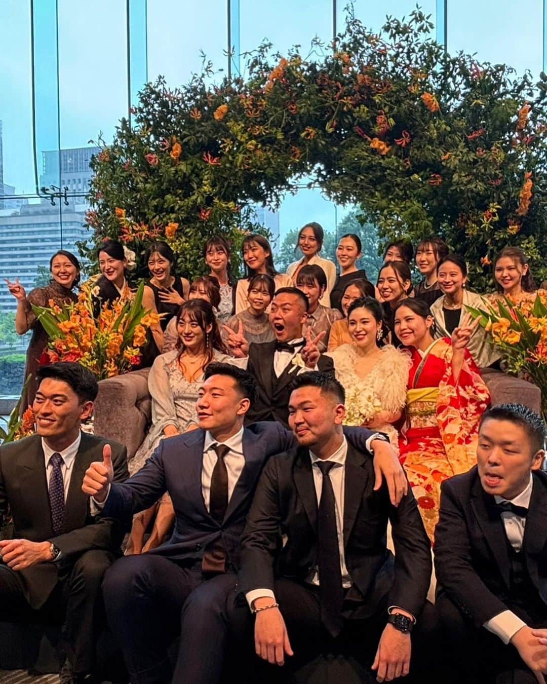 西村香也子さんのインスタグラム写真 - (西村香也子Instagram)「Wedding Party✨✨✨ 2人はもちろん、来ている人たちも愛いっぱいで 余韻ひたひた、、🤍」10月12日 22時49分 - kayako_nishimura_