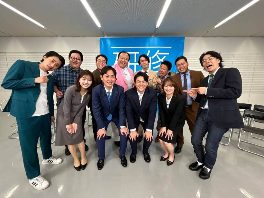 テレビ朝日アナウンサー公式さんのインスタグラム写真 - (テレビ朝日アナウンサー公式Instagram)「「研修テレビ」いよいよ初回放送です！ 10月12日(木)深夜2時30分～ ※一部地域を除く  【テレ朝若手アナ】×【若手芸人】 若手アナのバラエティー出演を増やすため 対応力を研修する新番組！  #研修テレビ #春とヒコーキ #ひつじねいり #ママタルト #令和ロマン #布施宏倖 #佐藤ちひろ #鈴木新彩 #所村武蔵」10月12日 23時04分 - tvasahi_announcers