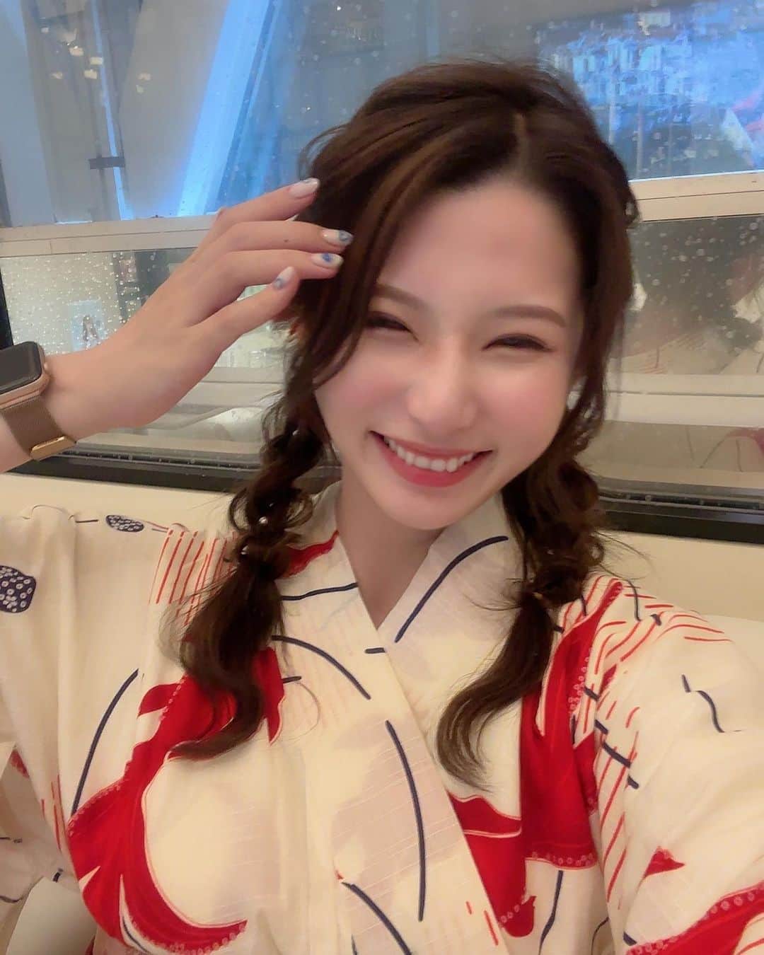 足立はなのインスタグラム：「今年は今までで1番多く着た年だったけど 写真見返すと、まだまだ浴衣着たいなー！ってなってる🥰🥰」