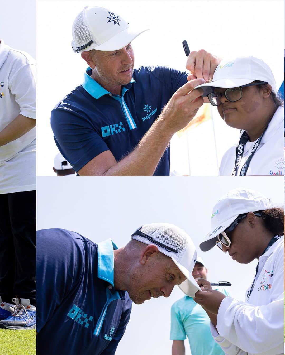 ヘンリク・ステンソンさんのインスタグラム写真 - (ヘンリク・ステンソンInstagram)「Smiles, golf swings, and hat signings😁🏌🏾‍♂️🧢  Thanks to @roshnksa and @golf_saudi for putting on the clinic with @edga_golf aligning perfectly with our #LittleSticks initiative ✨」10月12日 23時32分 - henrikstenson