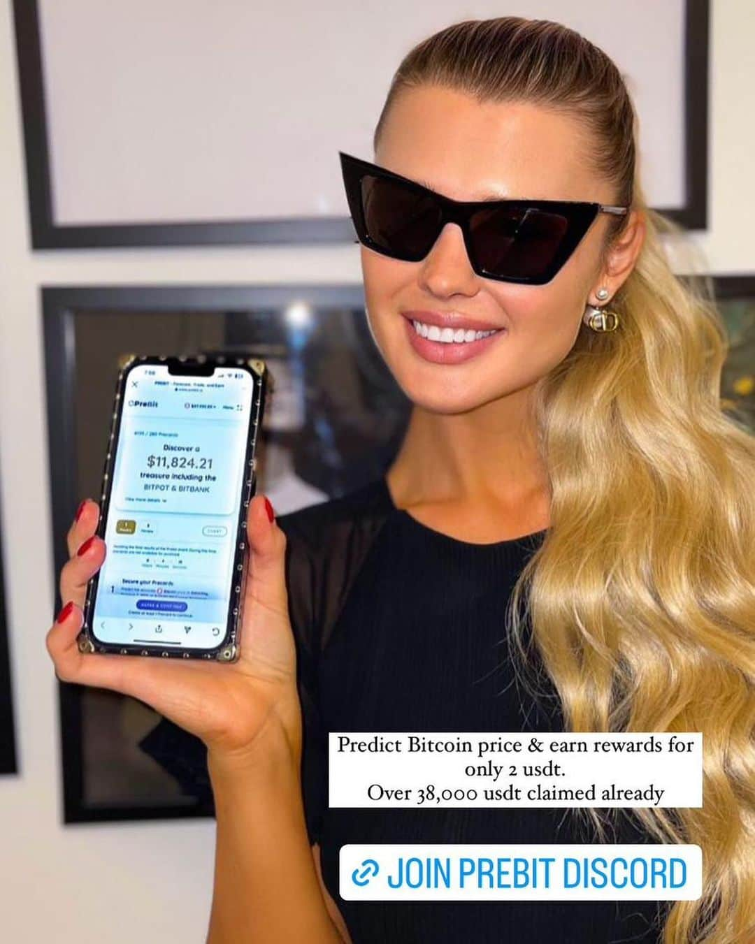 The Luxury Lifestyle Magazineのインスタグラム：「@Prebit.io is going global 🌎  Get your Precards for only 2 USDT and test your bitcoin prediction skills every hour. Over 38,000 USDT already claimed on the platform in the first week!   Keep an eye on @prebit.io - it's changing lives daily!!   #prebit #bitcoin #btc #bnb #usdt #transparency #blockchain」