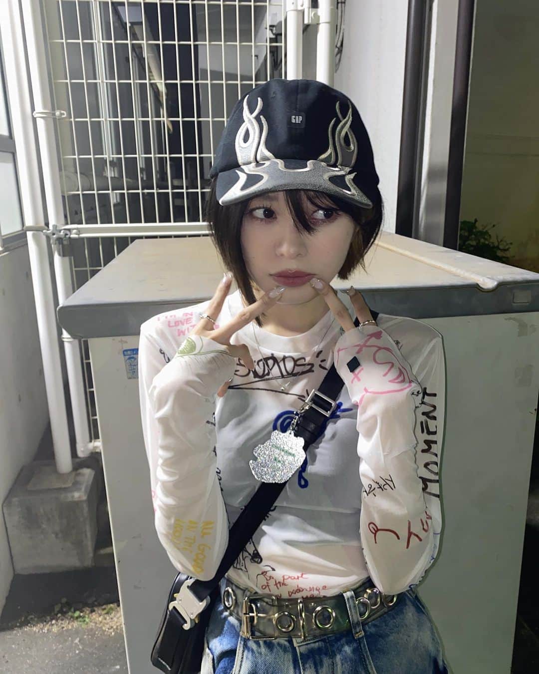 永井亜子のインスタグラム：「ぴす❤️‍🔥」