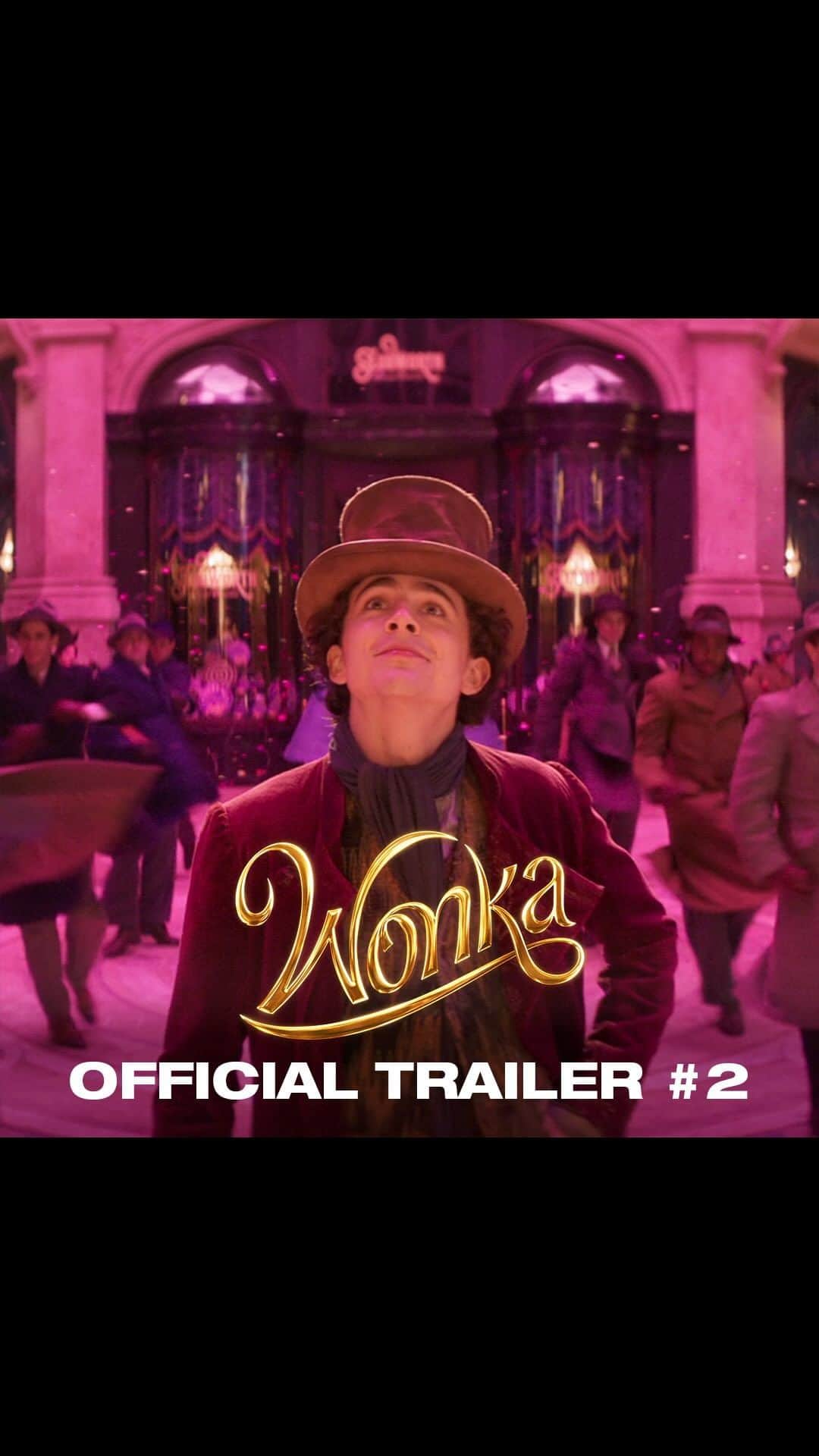 Warner Bros. Picturesのインスタグラム：「Step into a world of pure imagination. ✨ #WonkaMovie - Only in theaters December 15.」
