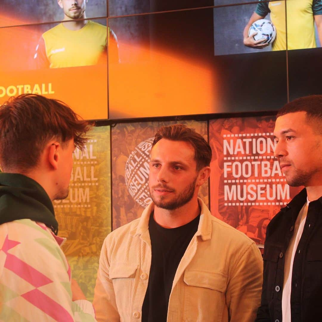 ジェイク・フラニガンさんのインスタグラム写真 - (ジェイク・フラニガンInstagram)「Thank you to the @bbc for having @z.z.g6 and myself at the National Football Museum, for the #bbcfootballfestival2023 to chat to @_bettsg future journalists of the game about our careers, Boot dreams and where we see our futures going!   I can speak for both of us that we really enjoyed answering your questions and enjoyed speaking afterwards.」10月13日 0時57分 - jakeflannigan